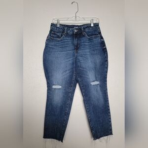 Old Navy High Rise Curvy O.G Straight Blue Denim Jeans